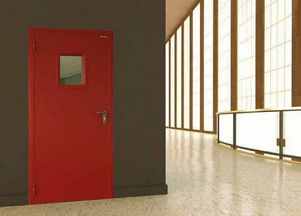 Противопожарная дверь на производстве в Мытищах