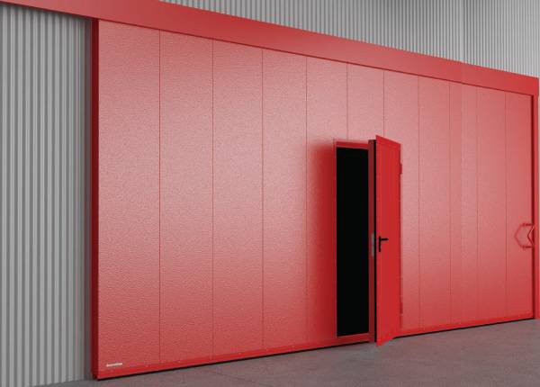 Металлическая дверь на складе в Мытищах